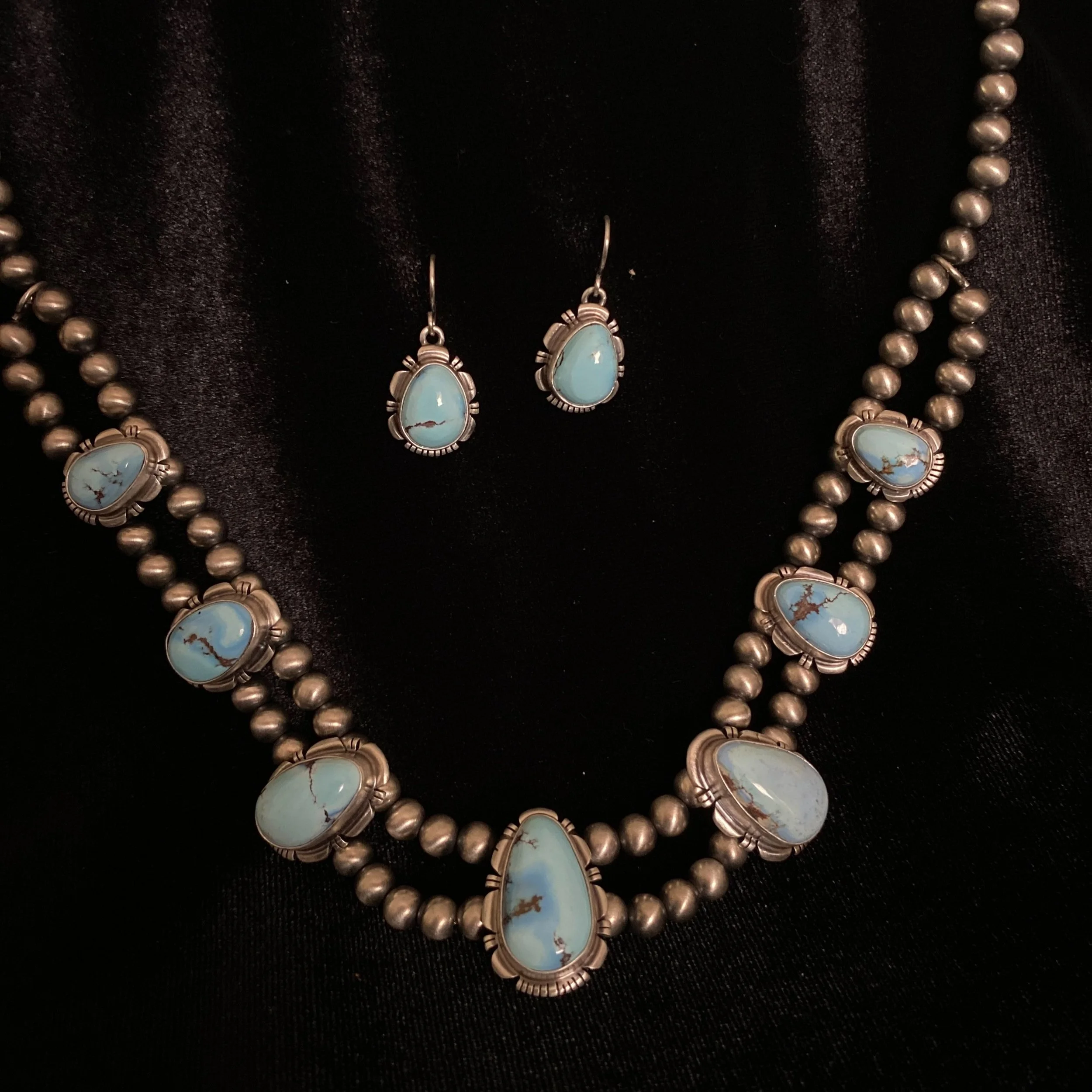 Dry Creek Turquoise Double Strand Necklace Set — Bowlin Travel